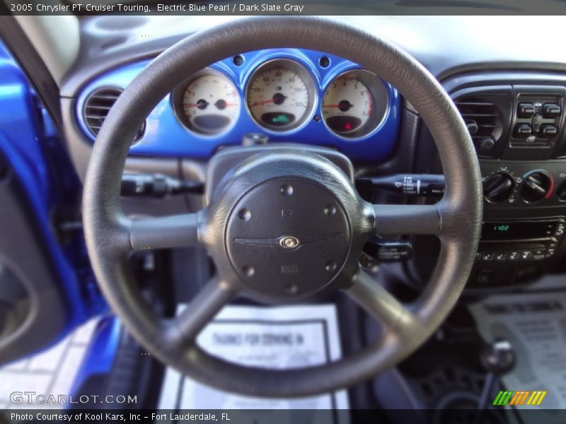 Electric Blue Pearl / Dark Slate Gray 2005 Chrysler PT Cruiser Touring