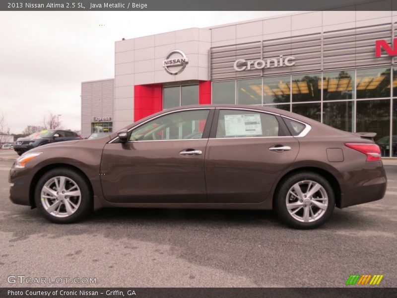 Java Metallic / Beige 2013 Nissan Altima 2.5 SL