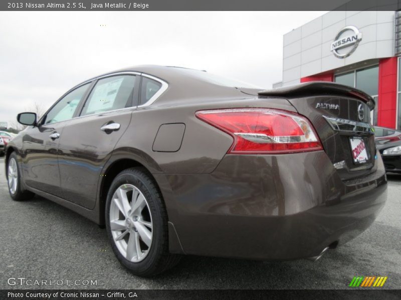 Java Metallic / Beige 2013 Nissan Altima 2.5 SL