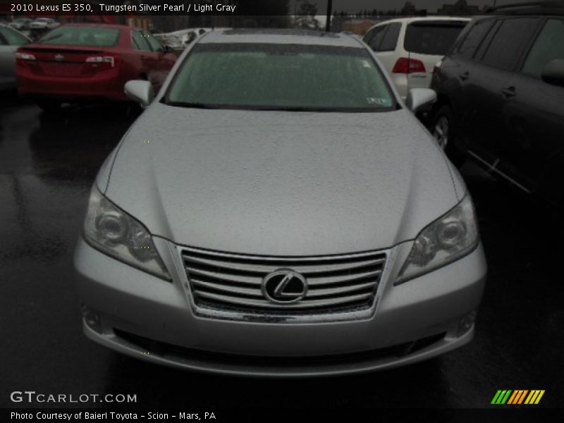 Tungsten Silver Pearl / Light Gray 2010 Lexus ES 350