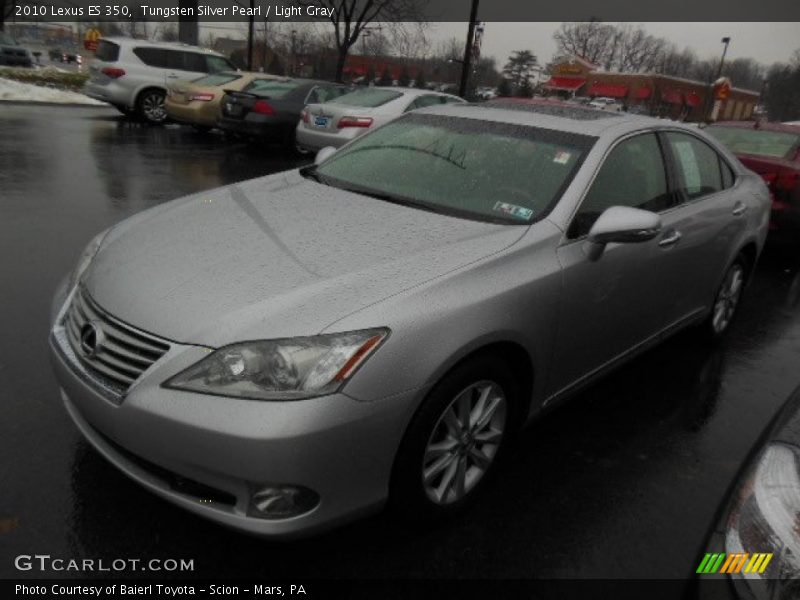 Tungsten Silver Pearl / Light Gray 2010 Lexus ES 350