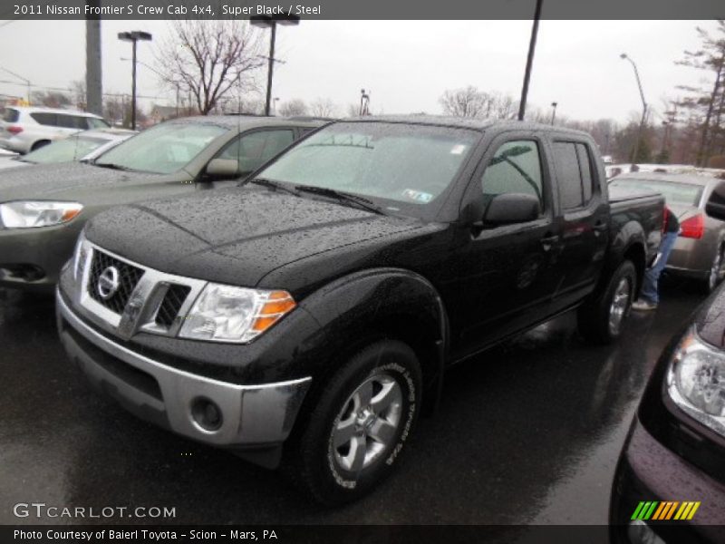 Super Black / Steel 2011 Nissan Frontier S Crew Cab 4x4