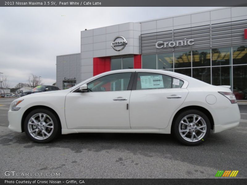Pearl White / Cafe Latte 2013 Nissan Maxima 3.5 SV