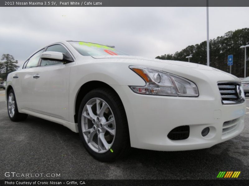 Pearl White / Cafe Latte 2013 Nissan Maxima 3.5 SV
