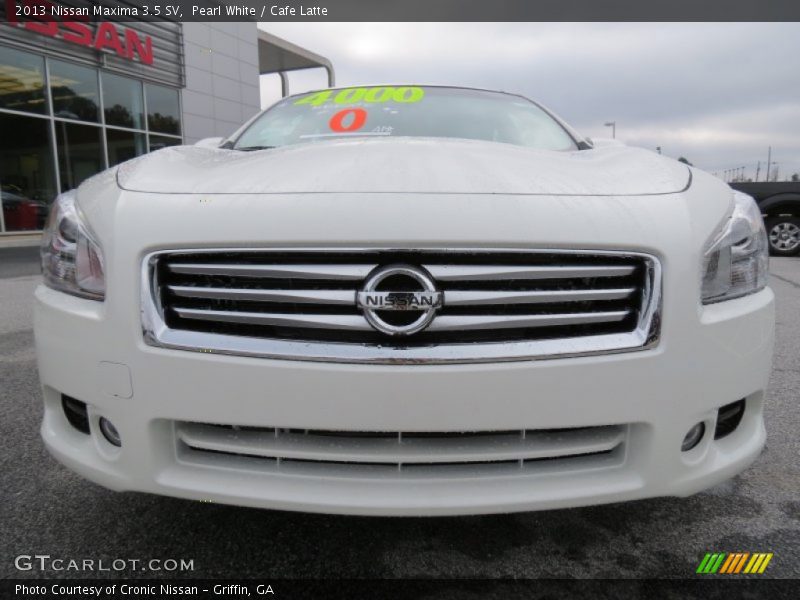 Pearl White / Cafe Latte 2013 Nissan Maxima 3.5 SV