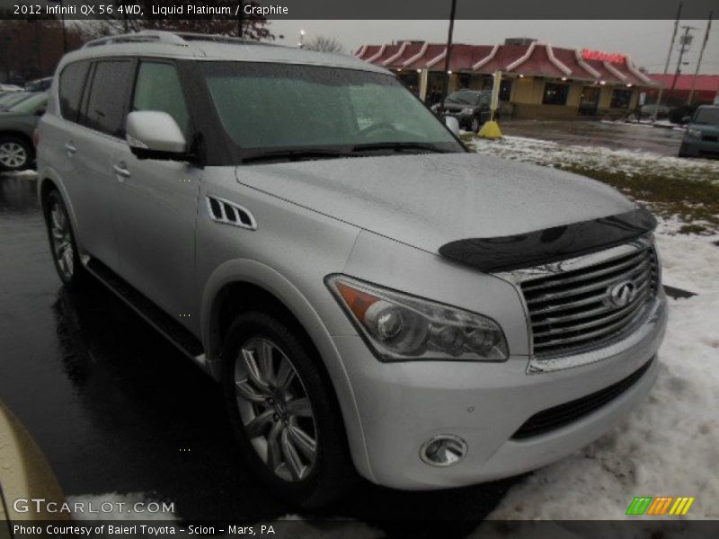 Liquid Platinum / Graphite 2012 Infiniti QX 56 4WD
