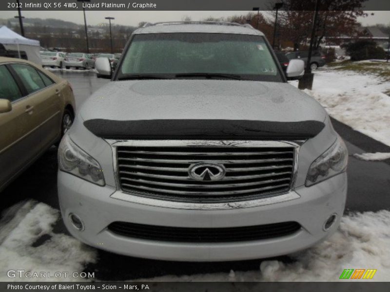 Liquid Platinum / Graphite 2012 Infiniti QX 56 4WD
