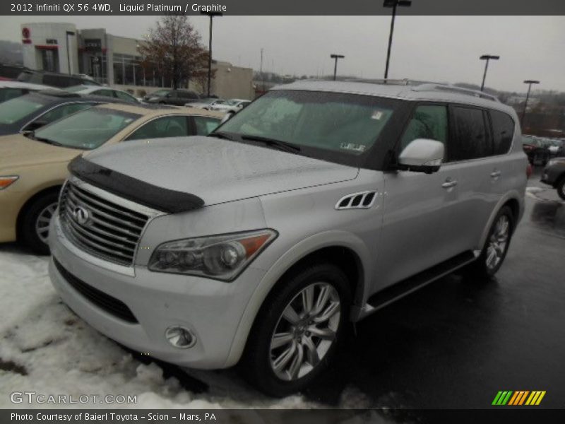 Liquid Platinum / Graphite 2012 Infiniti QX 56 4WD