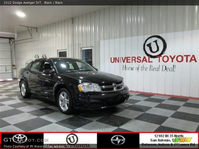 Black / Black 2012 Dodge Avenger SXT