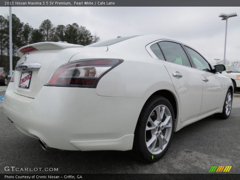 Pearl White / Cafe Latte 2013 Nissan Maxima 3.5 SV Premium