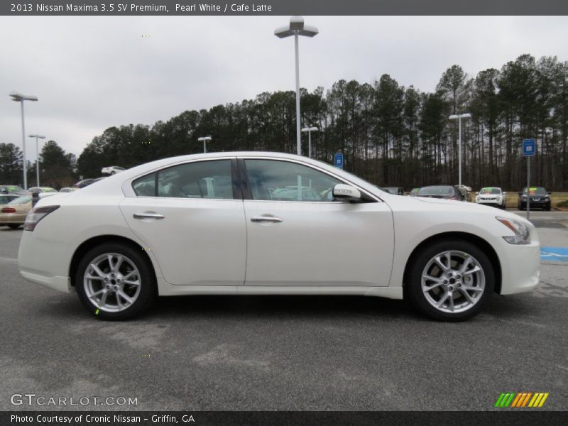 Pearl White / Cafe Latte 2013 Nissan Maxima 3.5 SV Premium