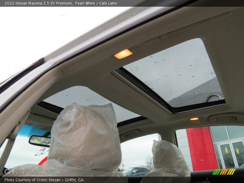 Pearl White / Cafe Latte 2013 Nissan Maxima 3.5 SV Premium