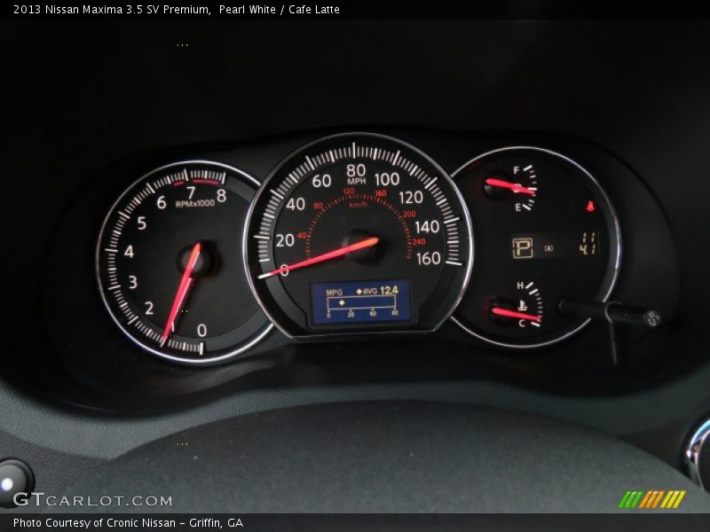 Pearl White / Cafe Latte 2013 Nissan Maxima 3.5 SV Premium