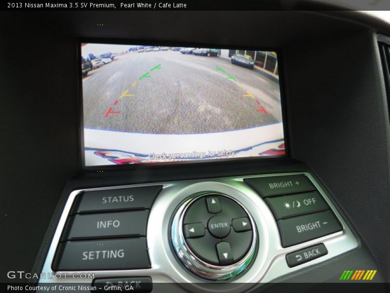 Pearl White / Cafe Latte 2013 Nissan Maxima 3.5 SV Premium