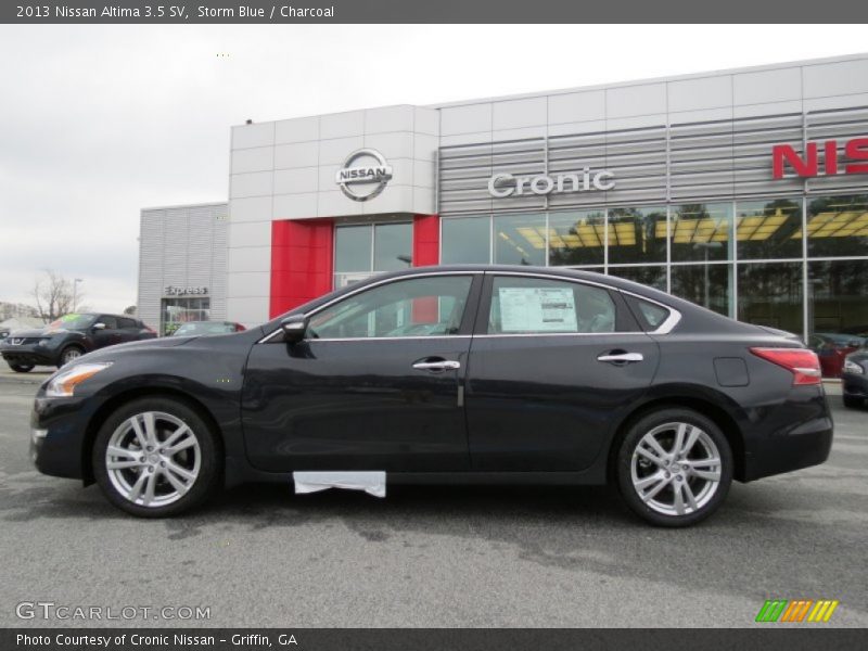 Storm Blue / Charcoal 2013 Nissan Altima 3.5 SV