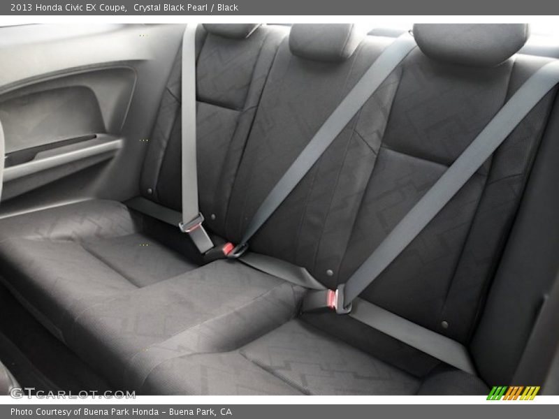 Rear Seat of 2013 Civic EX Coupe