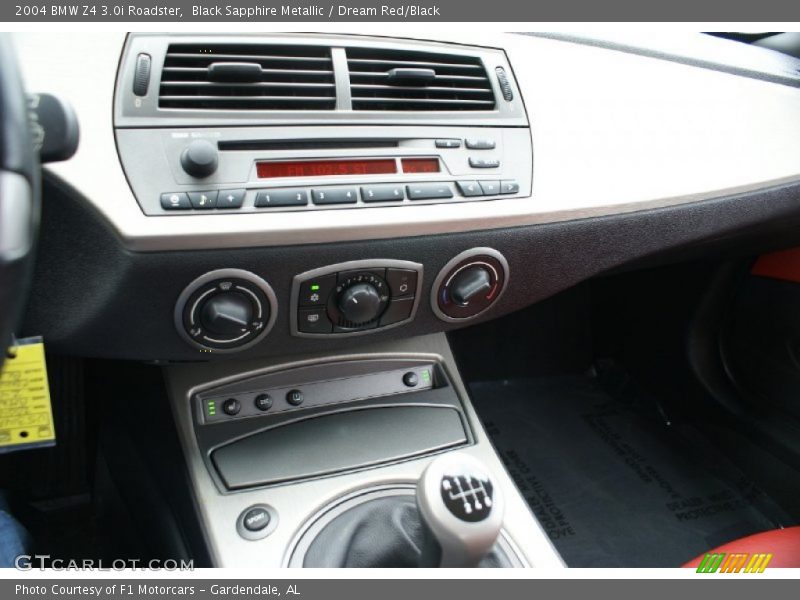 Black Sapphire Metallic / Dream Red/Black 2004 BMW Z4 3.0i Roadster