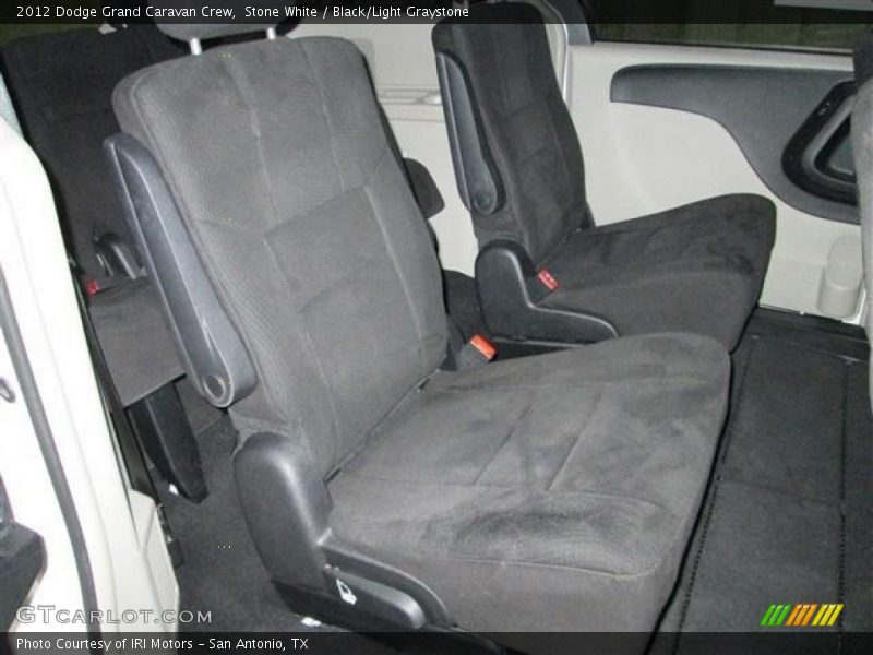 Stone White / Black/Light Graystone 2012 Dodge Grand Caravan Crew