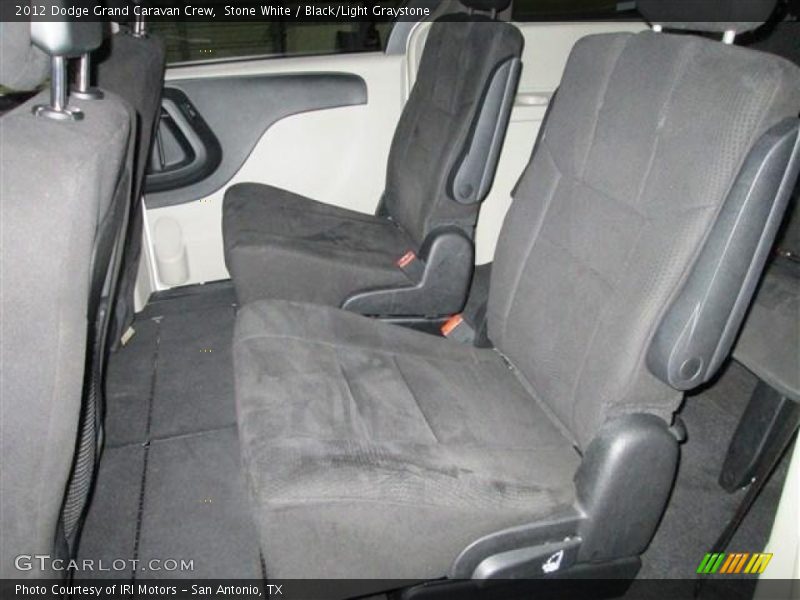 Stone White / Black/Light Graystone 2012 Dodge Grand Caravan Crew