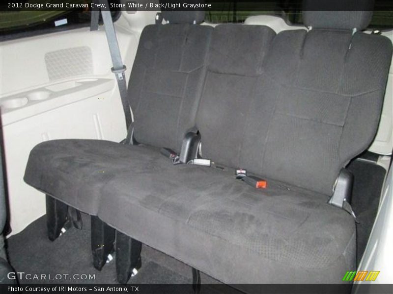 Stone White / Black/Light Graystone 2012 Dodge Grand Caravan Crew