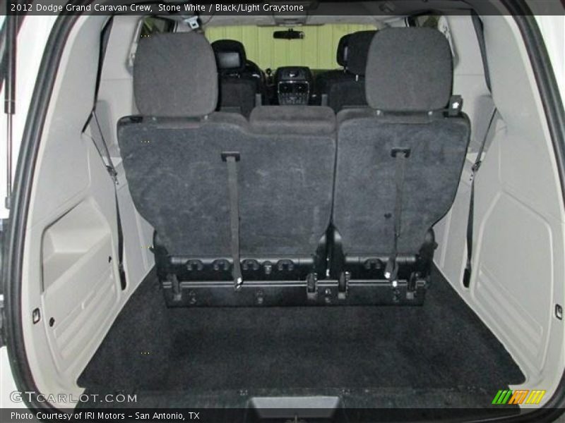 Stone White / Black/Light Graystone 2012 Dodge Grand Caravan Crew