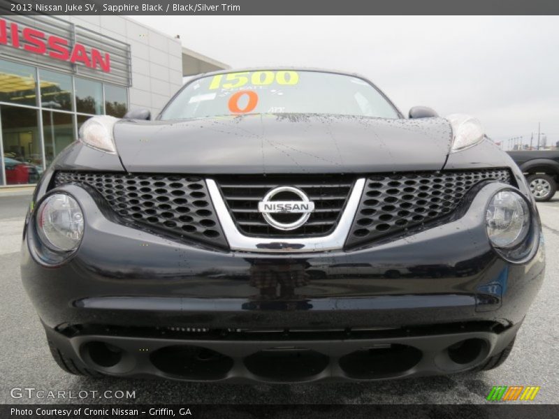 Sapphire Black / Black/Silver Trim 2013 Nissan Juke SV