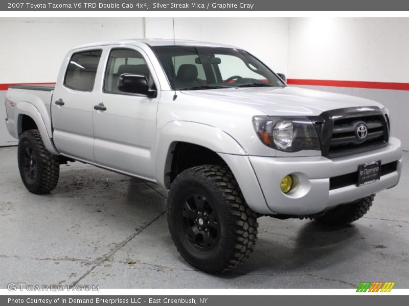 Silver Streak Mica / Graphite Gray 2007 Toyota Tacoma V6 TRD Double Cab 4x4
