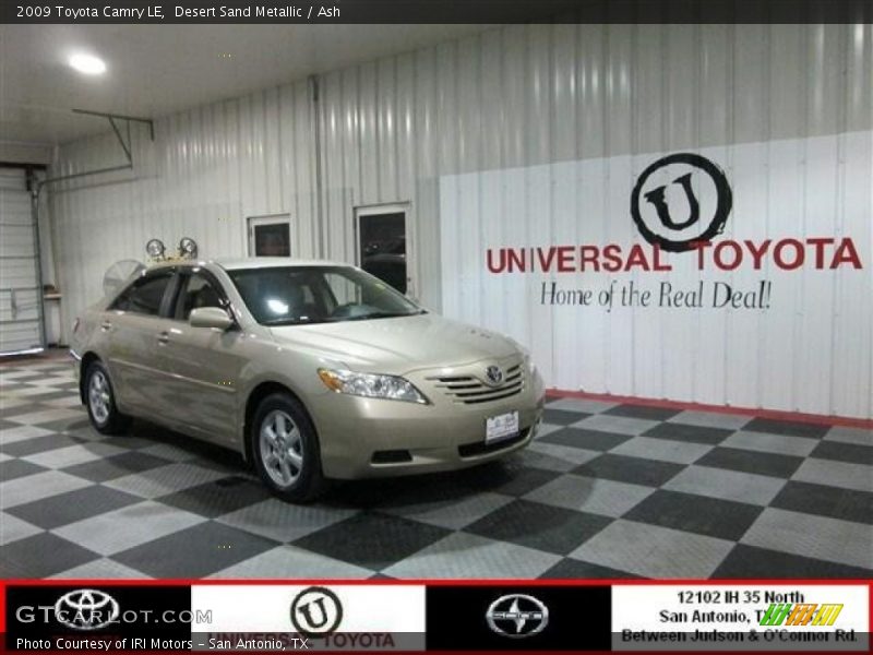 Desert Sand Metallic / Ash 2009 Toyota Camry LE