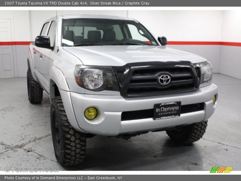 Silver Streak Mica / Graphite Gray 2007 Toyota Tacoma V6 TRD Double Cab 4x4