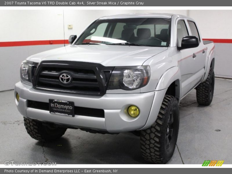 Silver Streak Mica / Graphite Gray 2007 Toyota Tacoma V6 TRD Double Cab 4x4