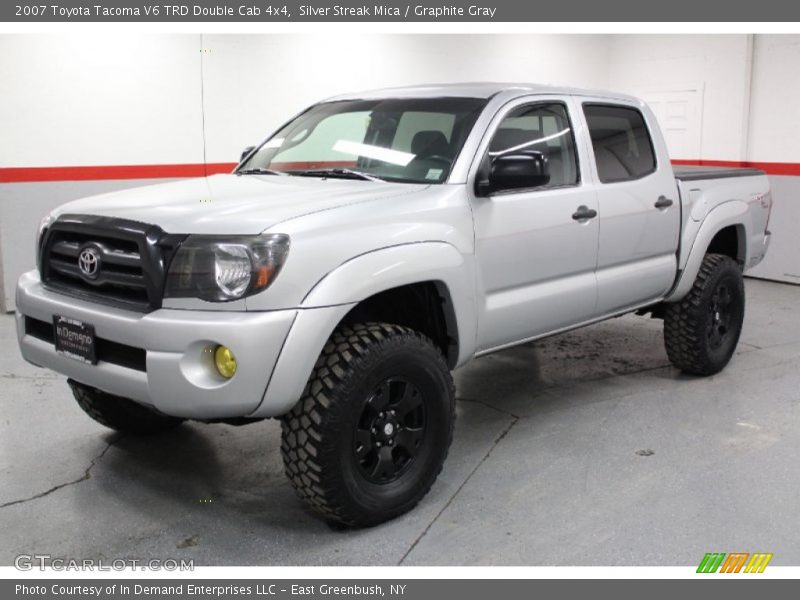 Silver Streak Mica / Graphite Gray 2007 Toyota Tacoma V6 TRD Double Cab 4x4