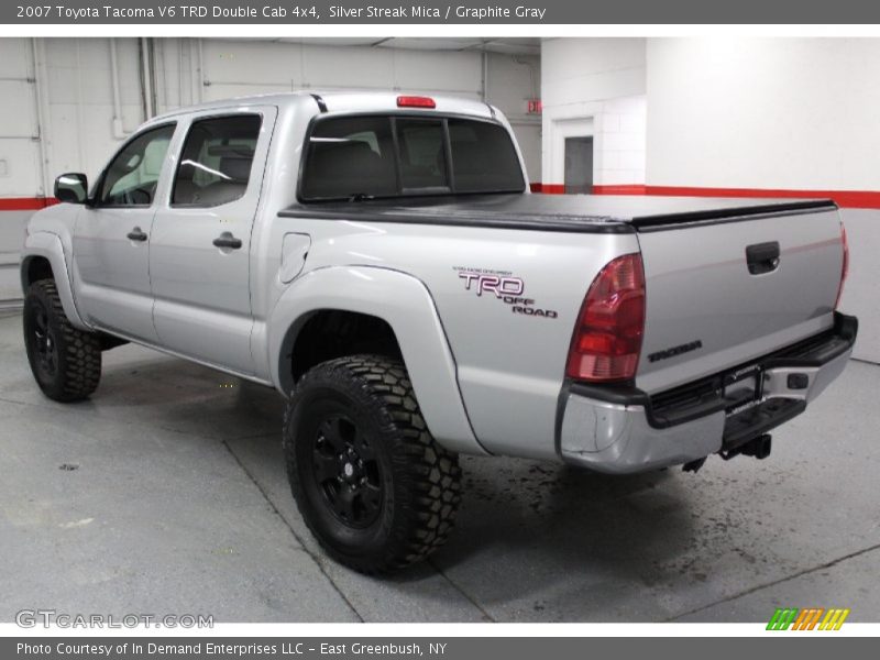 Silver Streak Mica / Graphite Gray 2007 Toyota Tacoma V6 TRD Double Cab 4x4