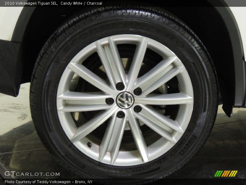 Candy White / Charcoal 2010 Volkswagen Tiguan SEL