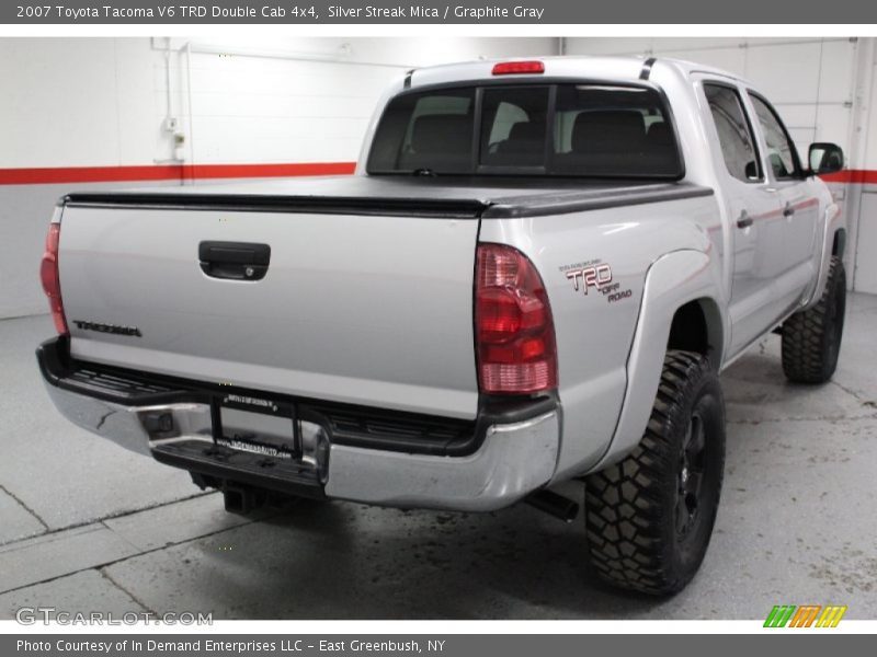 Silver Streak Mica / Graphite Gray 2007 Toyota Tacoma V6 TRD Double Cab 4x4