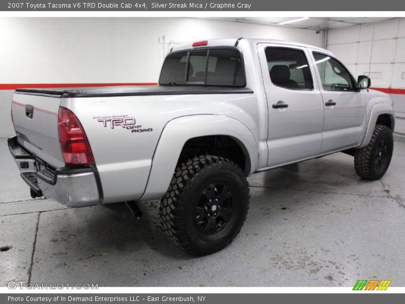 Silver Streak Mica / Graphite Gray 2007 Toyota Tacoma V6 TRD Double Cab 4x4