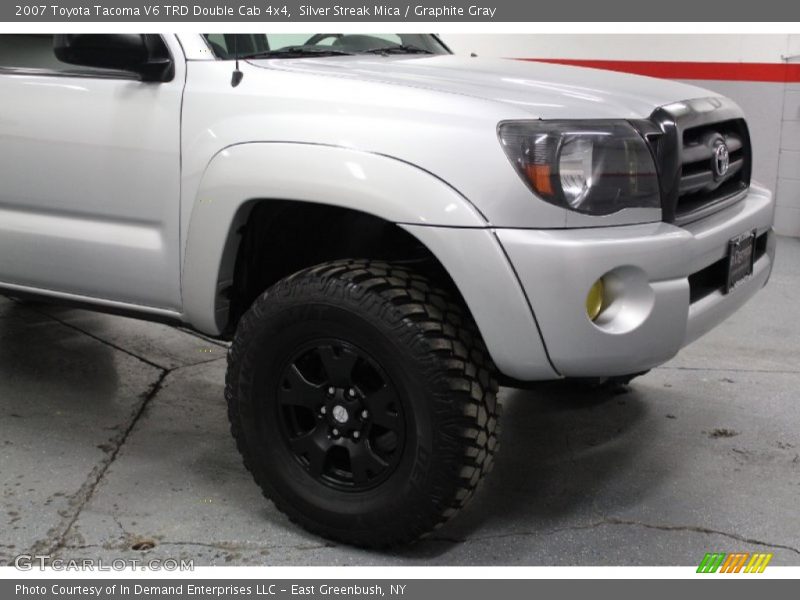 Silver Streak Mica / Graphite Gray 2007 Toyota Tacoma V6 TRD Double Cab 4x4