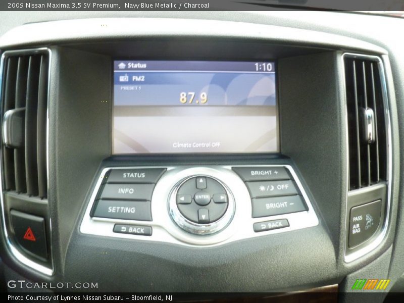 Navy Blue Metallic / Charcoal 2009 Nissan Maxima 3.5 SV Premium