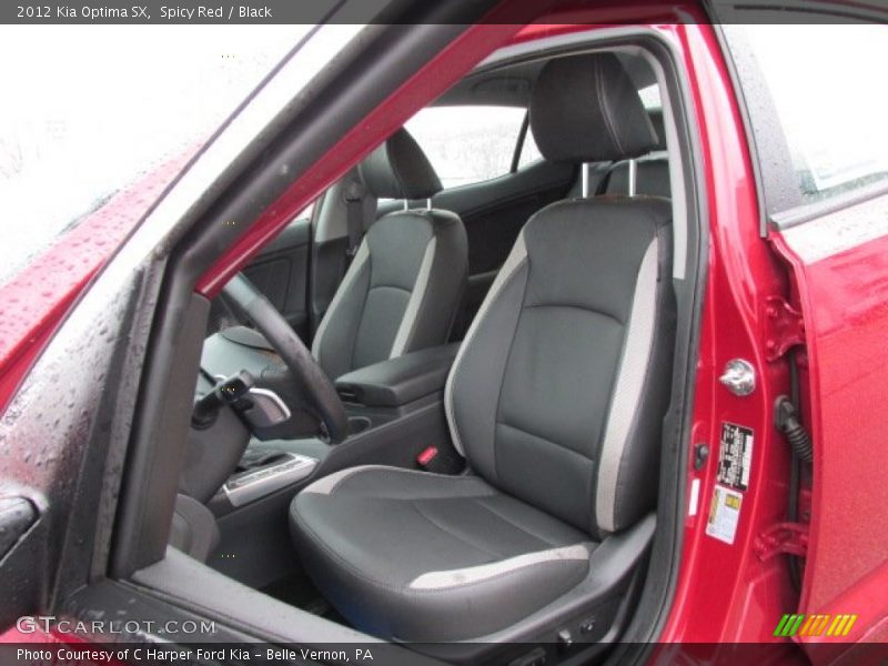 Spicy Red / Black 2012 Kia Optima SX