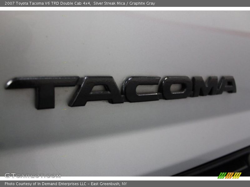 Silver Streak Mica / Graphite Gray 2007 Toyota Tacoma V6 TRD Double Cab 4x4