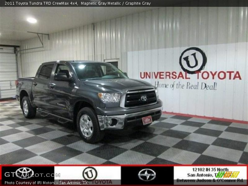 Magnetic Gray Metallic / Graphite Gray 2011 Toyota Tundra TRD CrewMax 4x4