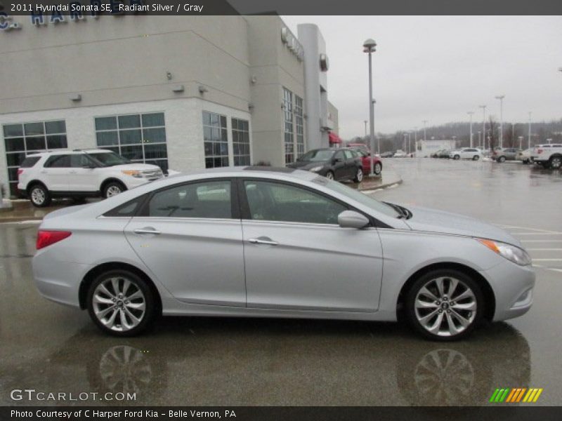 Radiant Silver / Gray 2011 Hyundai Sonata SE