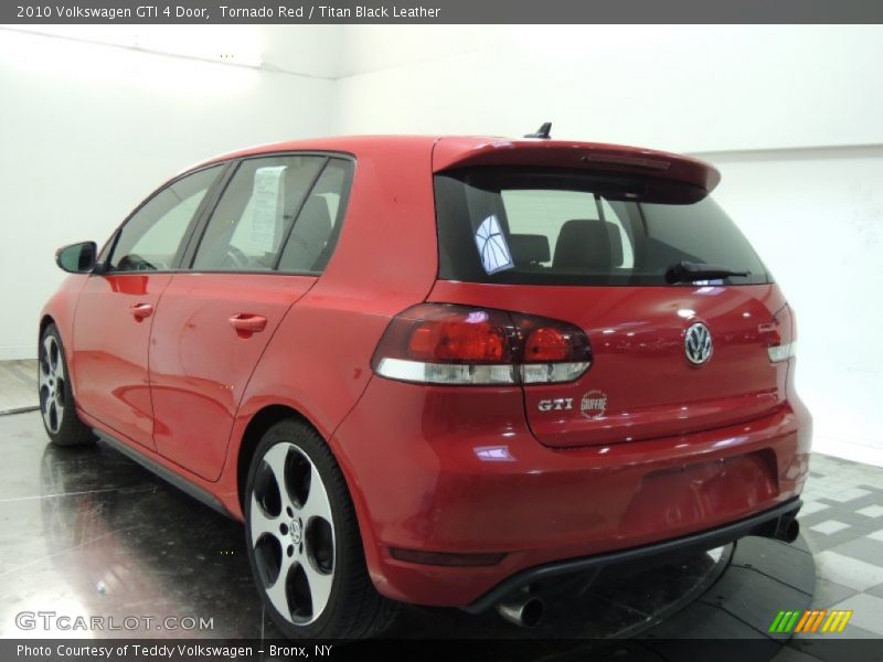 Tornado Red / Titan Black Leather 2010 Volkswagen GTI 4 Door
