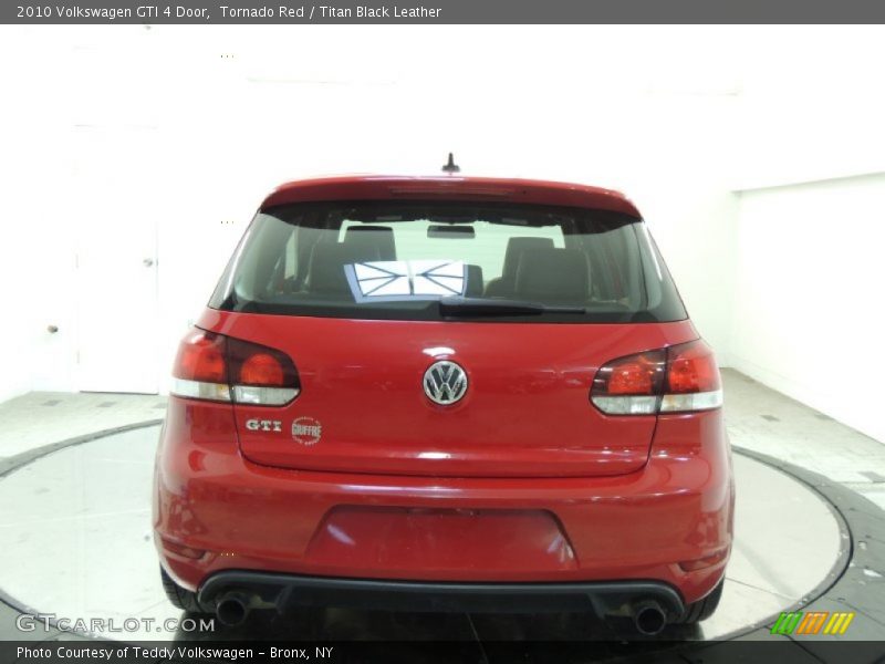 Tornado Red / Titan Black Leather 2010 Volkswagen GTI 4 Door