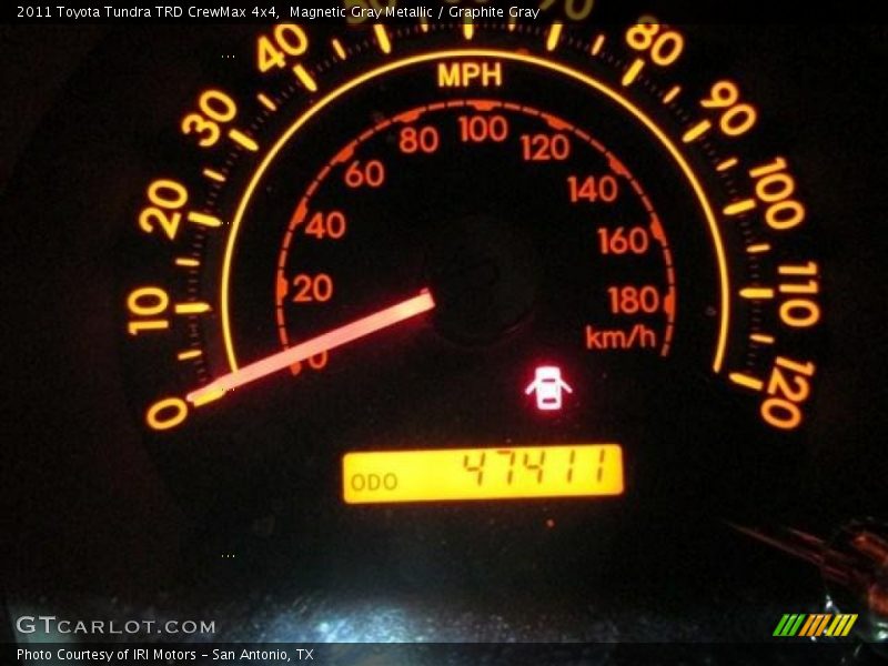 Magnetic Gray Metallic / Graphite Gray 2011 Toyota Tundra TRD CrewMax 4x4