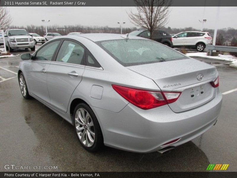 Radiant Silver / Gray 2011 Hyundai Sonata SE