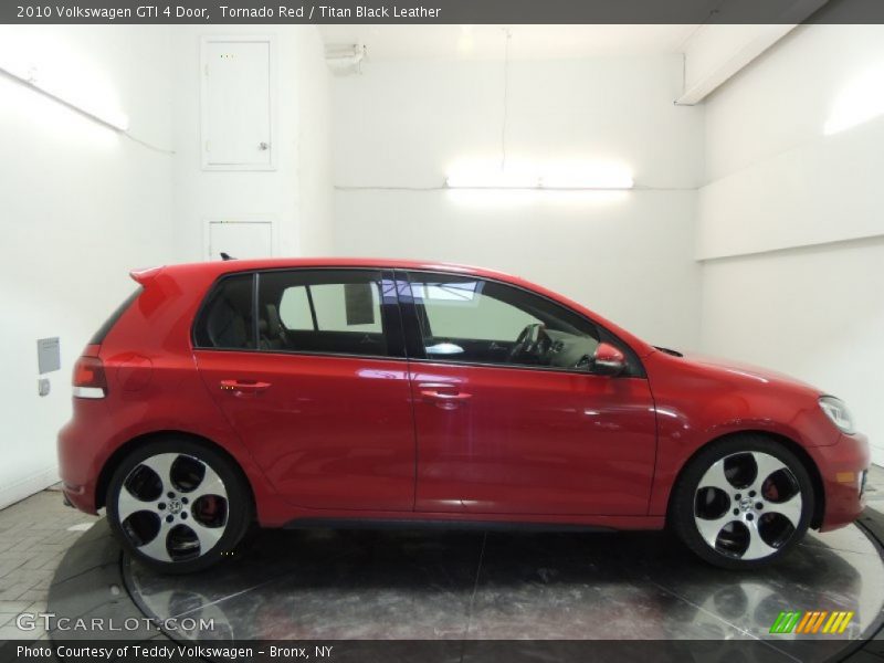 Tornado Red / Titan Black Leather 2010 Volkswagen GTI 4 Door