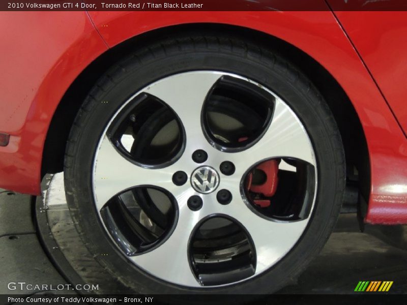 Tornado Red / Titan Black Leather 2010 Volkswagen GTI 4 Door