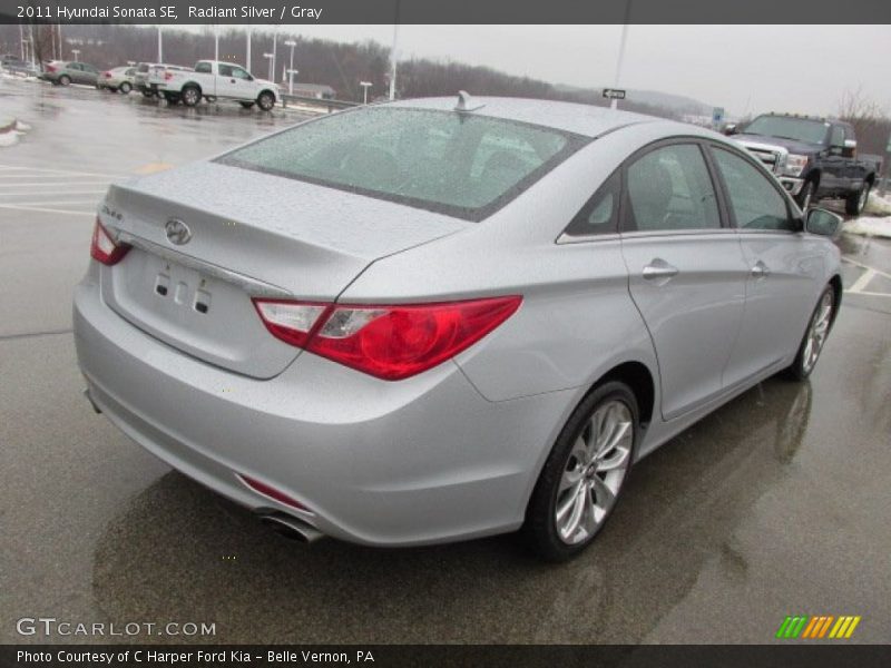 Radiant Silver / Gray 2011 Hyundai Sonata SE