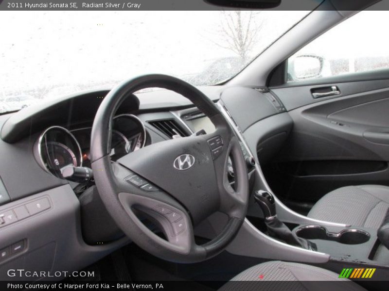 Radiant Silver / Gray 2011 Hyundai Sonata SE