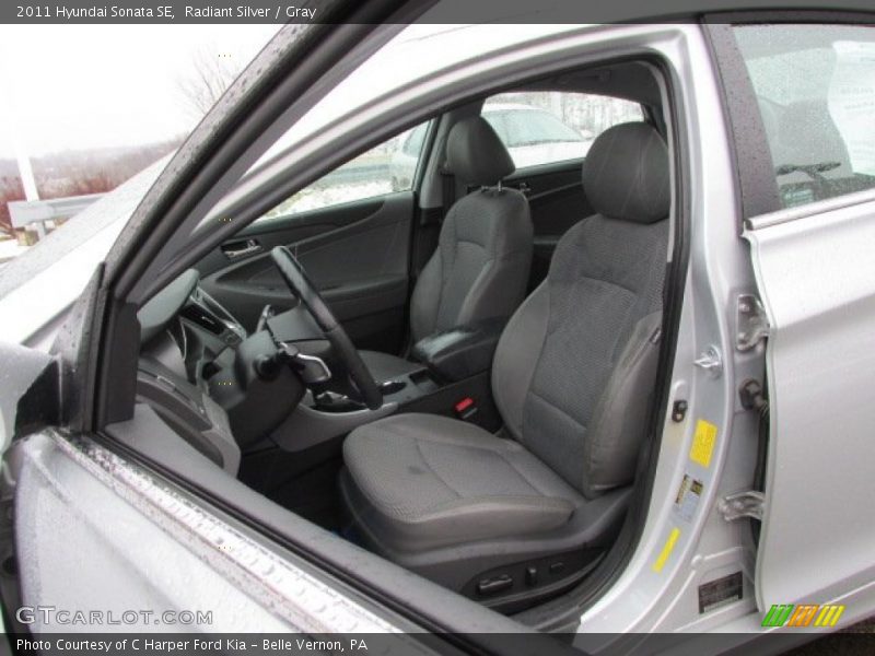 Front Seat of 2011 Sonata SE
